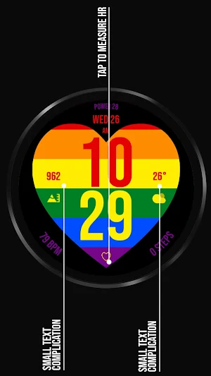 Pride Watch Face 039 Screenshot 3
