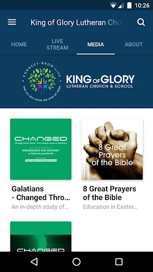 King of Glory Lutheran Church Screenshot 2