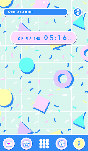The 90s Style Theme +HOME Screenshot 0