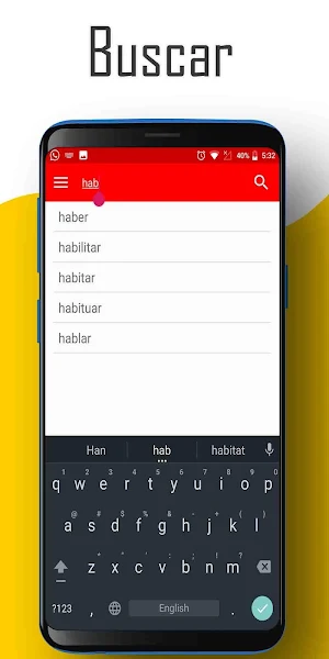 Spanish conjugation Screenshot 2