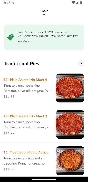 Ah-Beetz New Haven Pizza Screenshot 2