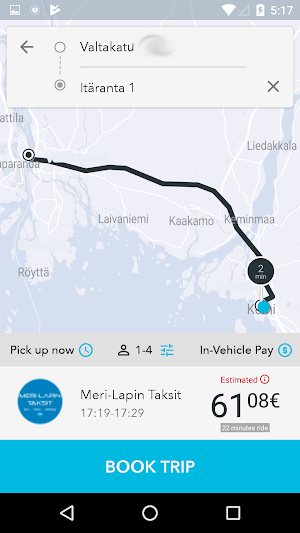 Meri-Lapin Taksit Screenshot 1
