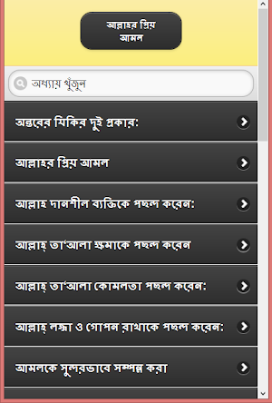 আল্লাহর নিকট  প্রিয় আমল সমূহ Screenshot 0