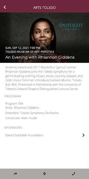 Arts Toledo Screenshot 1