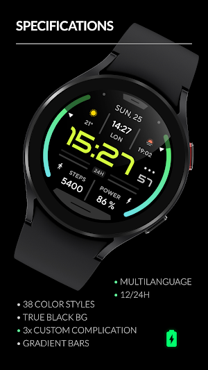 Awf Health [Dx] - watch face Screenshot 1