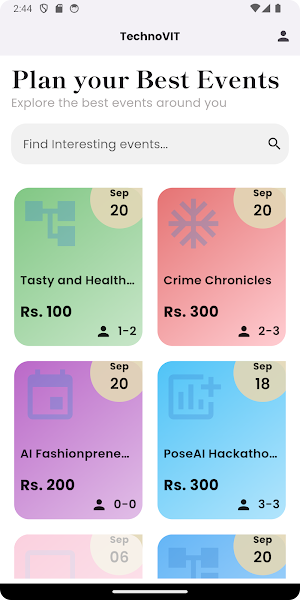 VITCC Event Hub Screenshot 0