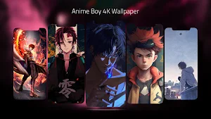Anime Boy 4K Wallpaper Screenshot 0