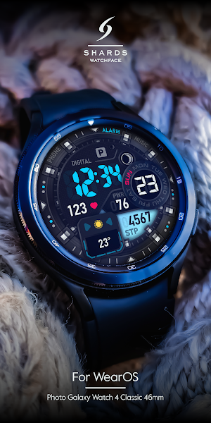 SH017 Watch Face, WearOS watch Screenshot 3