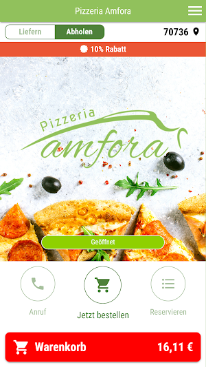 Pizzeria Amfora Screenshot 0