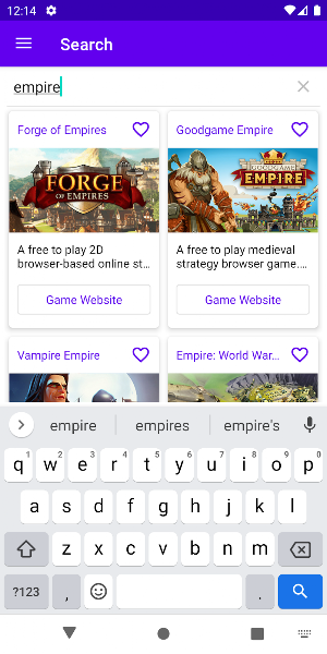 Games Information Screenshot 1