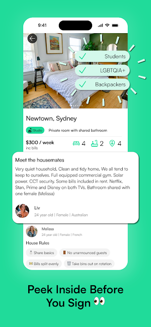 Homee: Find Rooms & Housemates Screenshot 1