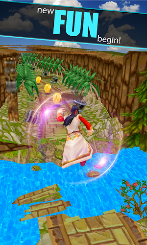 Princess Run Royal Street Chase - Gold Run Game Screenshot 0