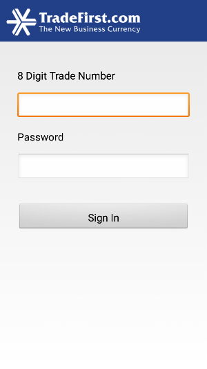 TradeFirst Mobile Swipe Screenshot 1