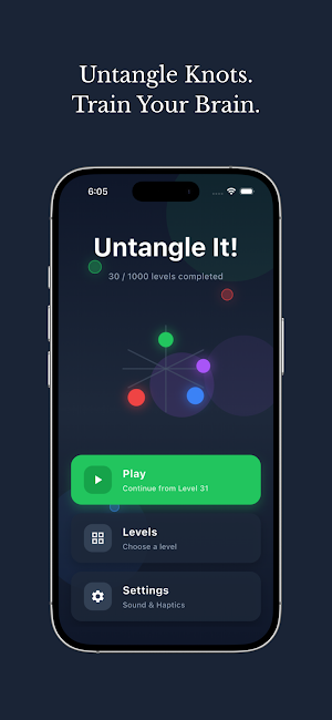 Untangle It – Knot Rope Puzzle Screenshot 0