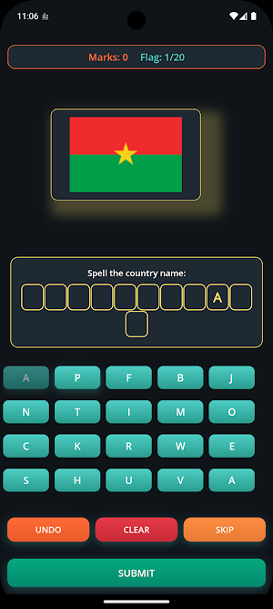 Flag Quiz Screenshot 1