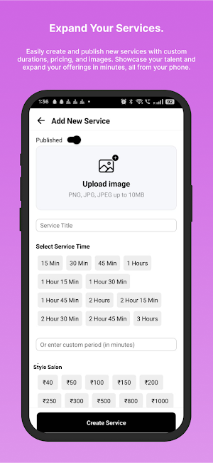 Make My Glow Partner:Salon App Screenshot 3