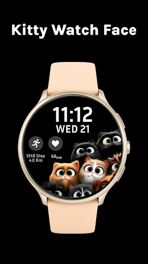 Kitty Watchface Screenshot 0