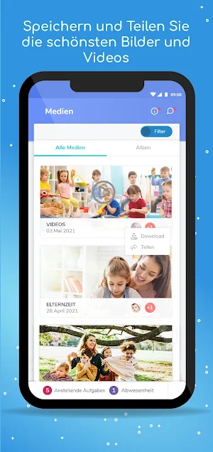 Sira Eltern App Screenshot 1