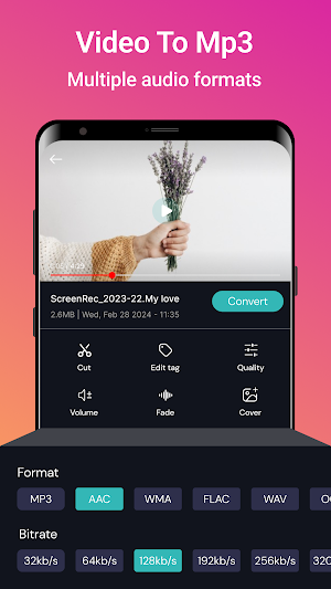 Video To Mp3 - Audio Editor Screenshot 0
