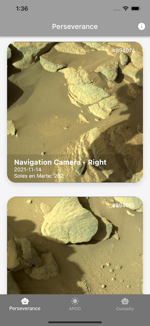 Mars Photos Screenshot 1