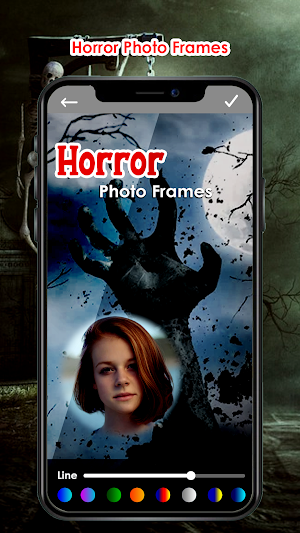 Horror Halloween Ghost Frames Screenshot 0