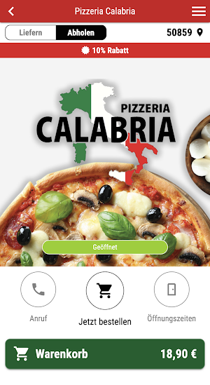 Pizzeria Calabria Screenshot 0
