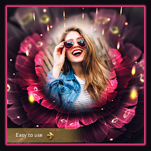 Neon Photo Frame Editor Screenshot 1