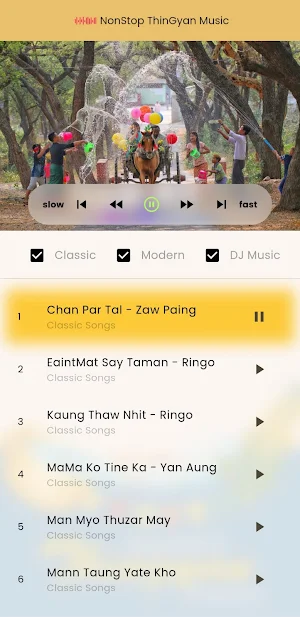 NonStop ThinGyan Music Screenshot 0