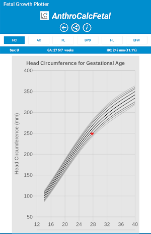 AnthroCalcFetal Screenshot 3