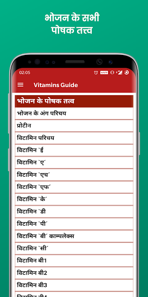 विटामिन गाइड हिंदी में - Vitamins Guide In Hindi Screenshot 3