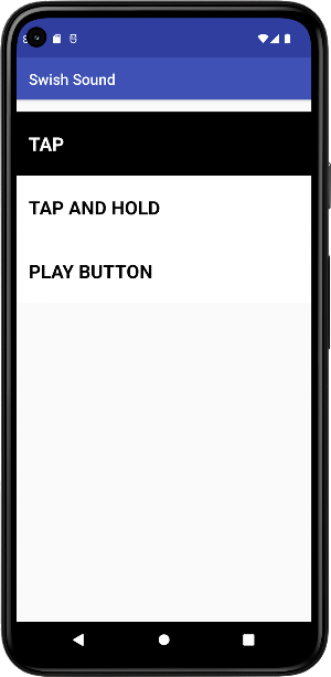 Swish Sound Screenshot 2