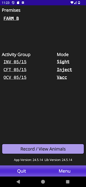 USDA MIM Mobile Screenshot 0