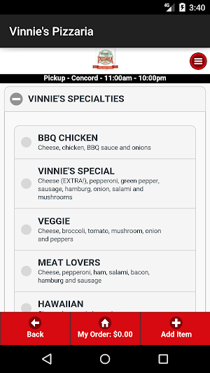 Vinnie's Pizzaria Screenshot 2