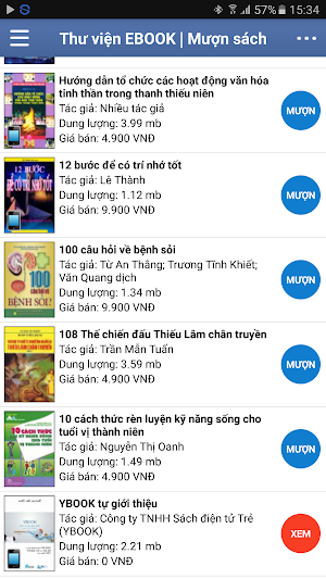Thư viện EBOOK Screenshot 3