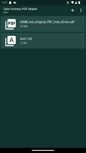 DF Reader Screenshot 1