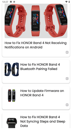 Honor Band 4 App Hint Screenshot 1