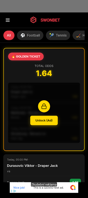 SWONBET - Betting Tips Screenshot 1