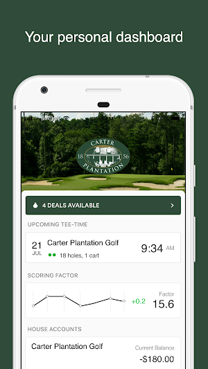 Carter Plantation Golf Screenshot 0