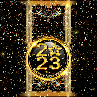 Dark Gold New Year - Wallpaper