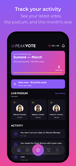 PeakVote Screenshot 3