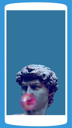 Aesthetic Blue Wallpaper 4K Screenshot 2