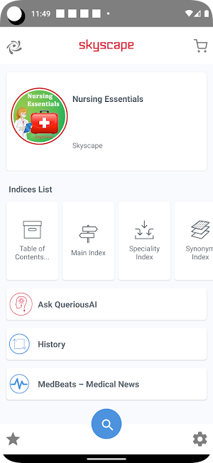 Nursing Essentials - Pkt Guide Screenshot 0