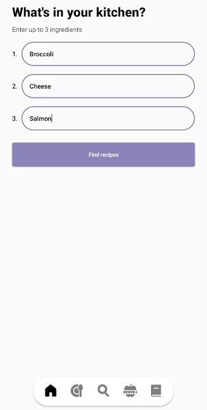 Recipe Generator App Screenshot 1