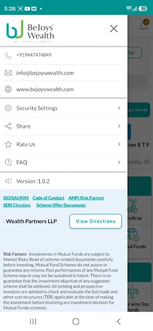 Bejoys Wealth Screenshot 2