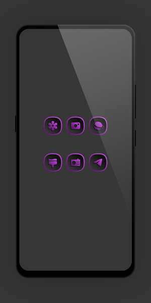 Shadow Gray Purple Icon Pack Screenshot 3