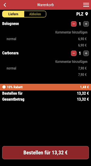 Caldo Pizza Screenshot 1