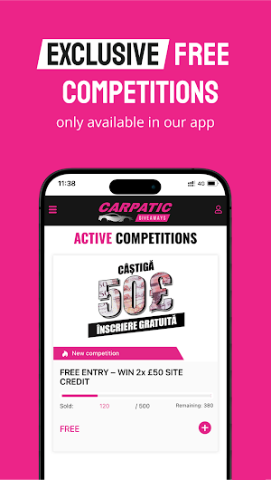 Carpatic Giveaways Screenshot 0