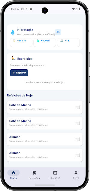 Macros - Contador de Calorias Screenshot 1