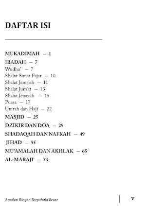 Amalan Ringan Berpahala Besar Screenshot 1