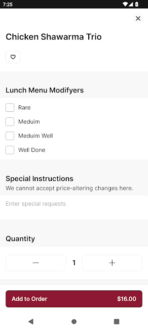 Dalia Mediterranean Grill Screenshot 2